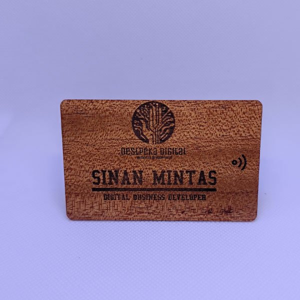 Wooden Nfc Business Card-Sapale