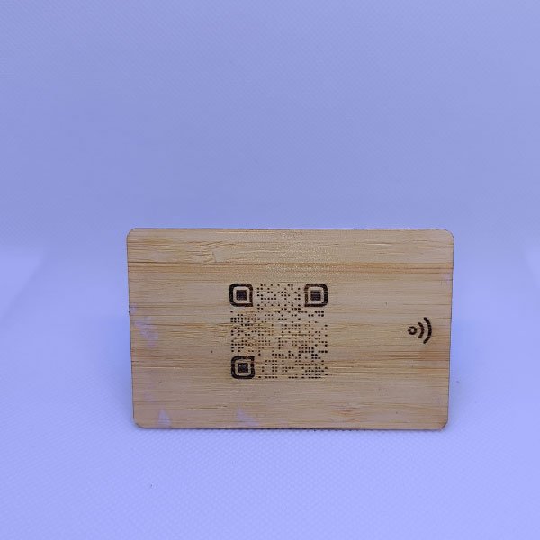 Wooden Nfc Business Card-Bamboo