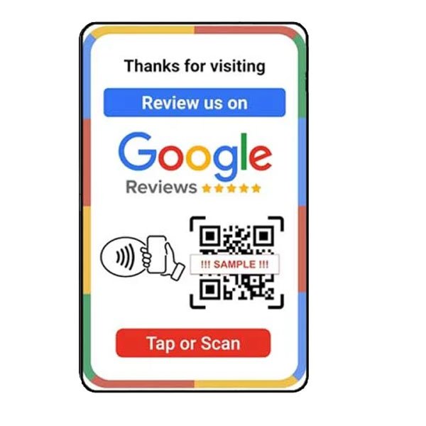 PVC Nfc Review Us on Google